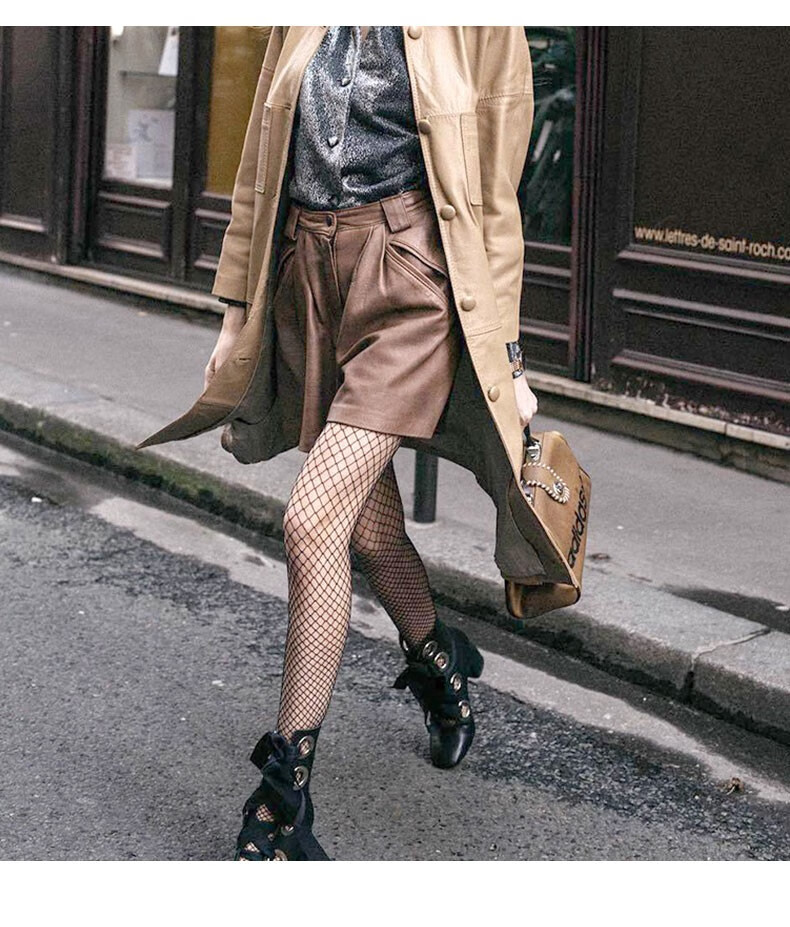 纽菲奥纳鱼网袜女性感镂空显瘦牛仔裤渔网袜连裤袜黑色网状白色大网