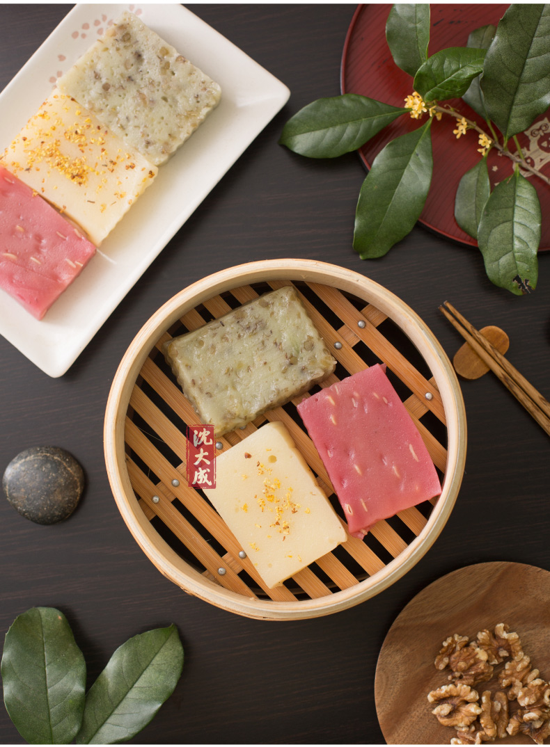 上海特产松糕 老字号 沈大成重阳糕 九九重阳寿糕 传统糕点 崇明糕