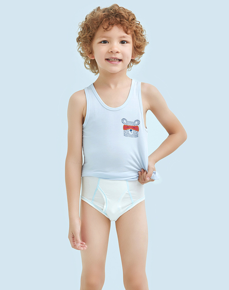 爱慕儿童天使小裤modal印花飞天环游记男童中腰三角内裤ak2221202