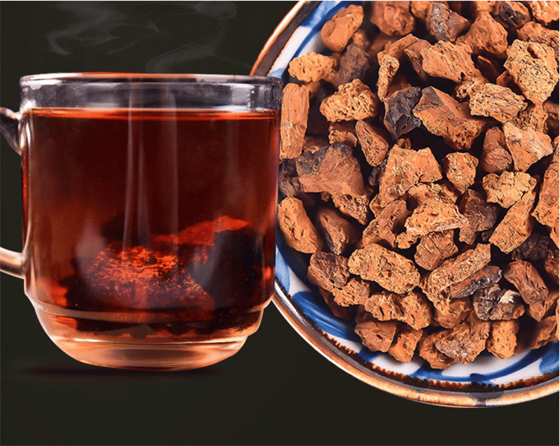 桦树茸茶桦褐孔菌白桦茸可配搭桦树茸黑金颗粒可配搭桑黄灵芝茶黑金
