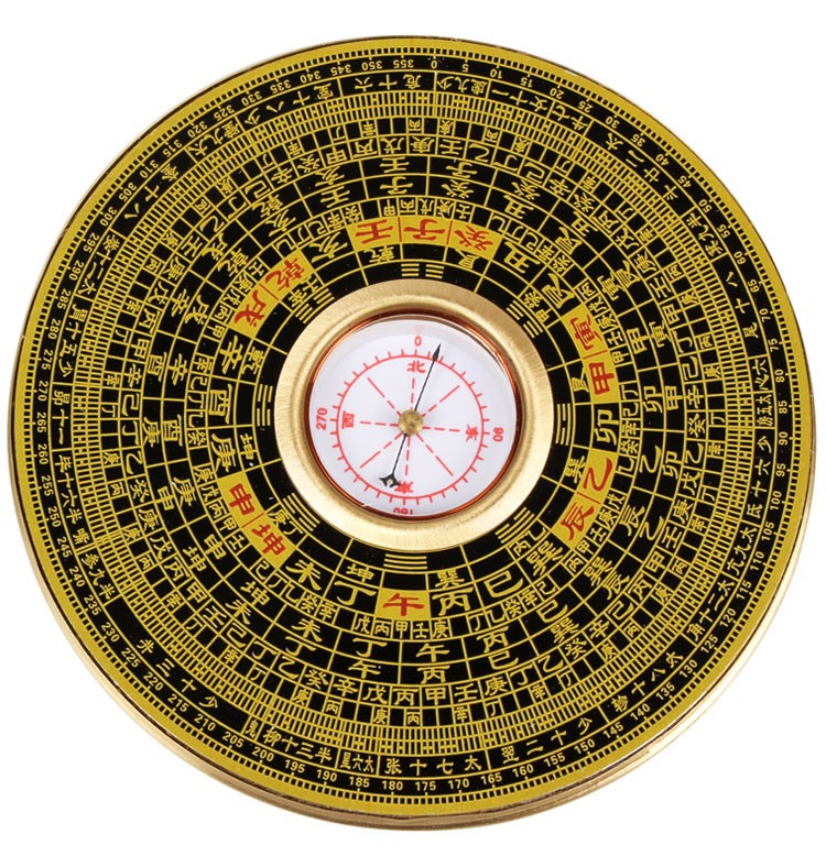 香港罗经盘风水罗盘有盖罗经仪罗盘仪综合盘指南针测风水方位-妙如意