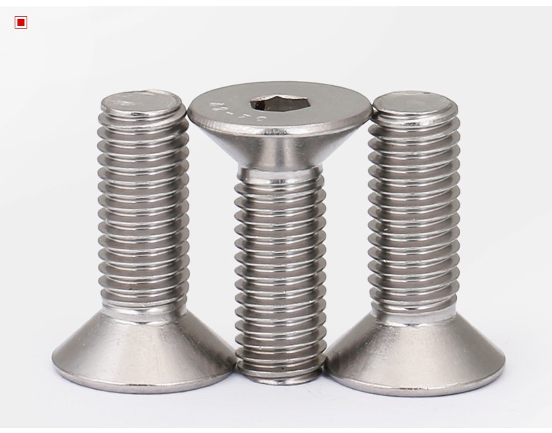 佰瑞特 m10m12m16沉头内六角螺丝螺栓 304不锈钢平头内六角螺丝钉五金