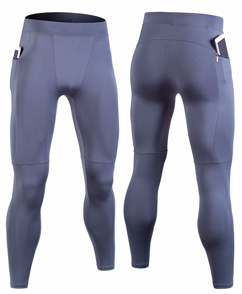 sigetu运动紧身裤男弹力pro透气男士速干压缩打底长裤跑步骑行足球