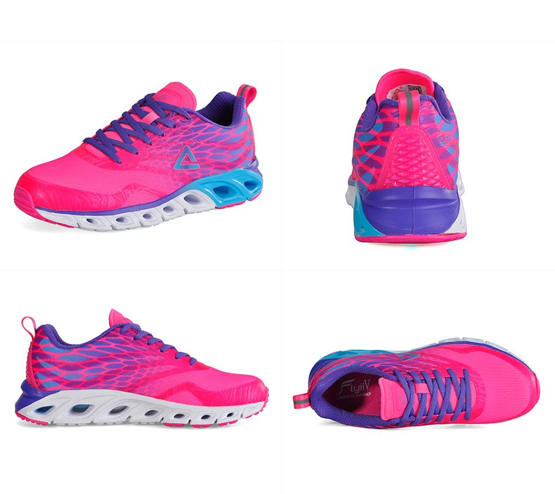 peak匹克女鞋悦跑五代情侣跑步鞋秋季轻便休闲鞋网面透气运动鞋减震