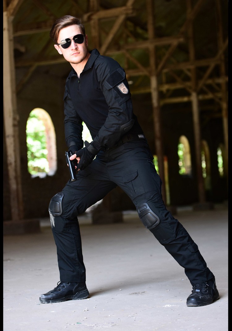 迷彩服男套装 特种作训服作战服战术训练服蛙服套装真人cs套装学生