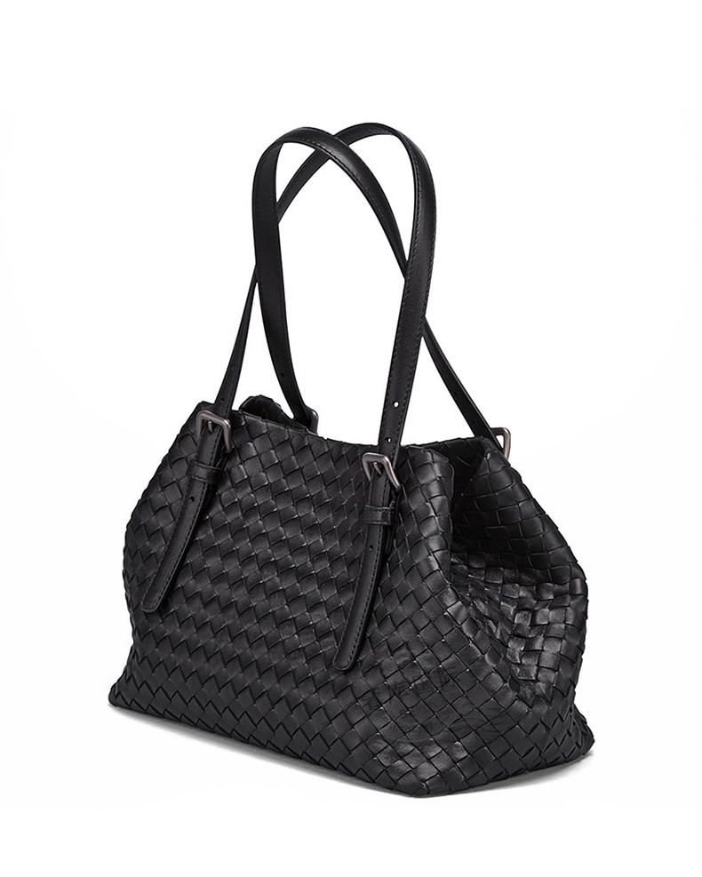 bottega veneta宝缇嘉女包皮革编织单肩敞口手提包481709 0016 8175