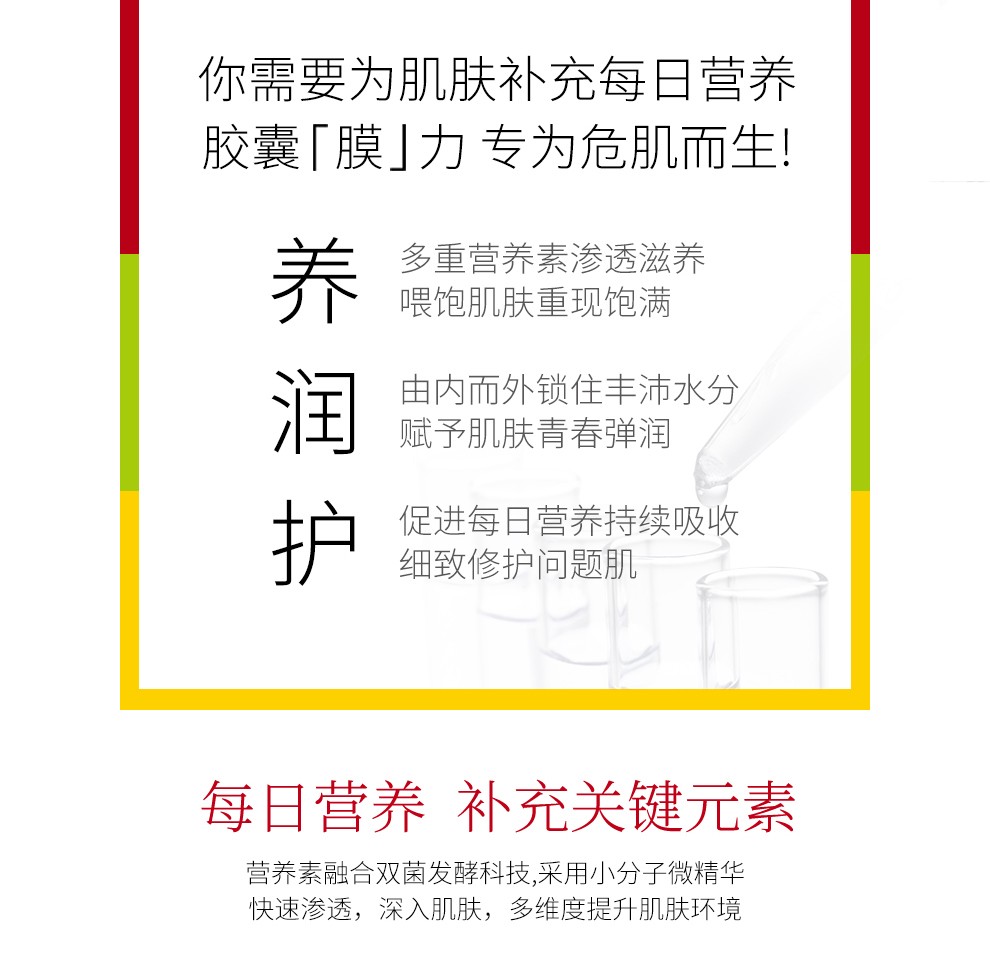 韩束面膜补水保湿提亮肤色祛痘舒缓修护净透润白胶原蛋白弹润面膜25ml
