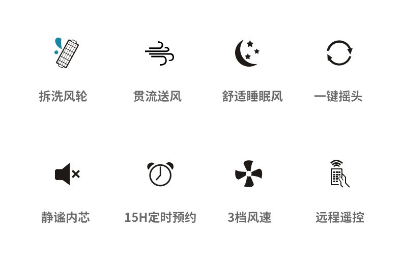 格力gree家用低燥省电塔式大风量无叶风扇电风扇智能遥控轻音循环扇空