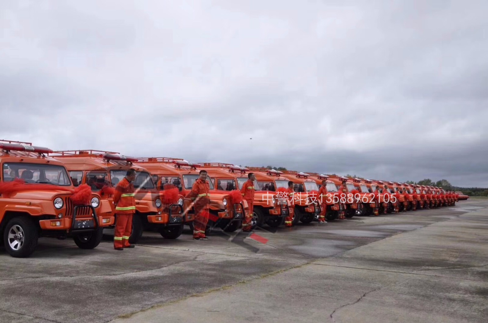 消防车长排警灯 汽车led爆闪车顶警示汽车皮卡抢险长排灯消防救援车