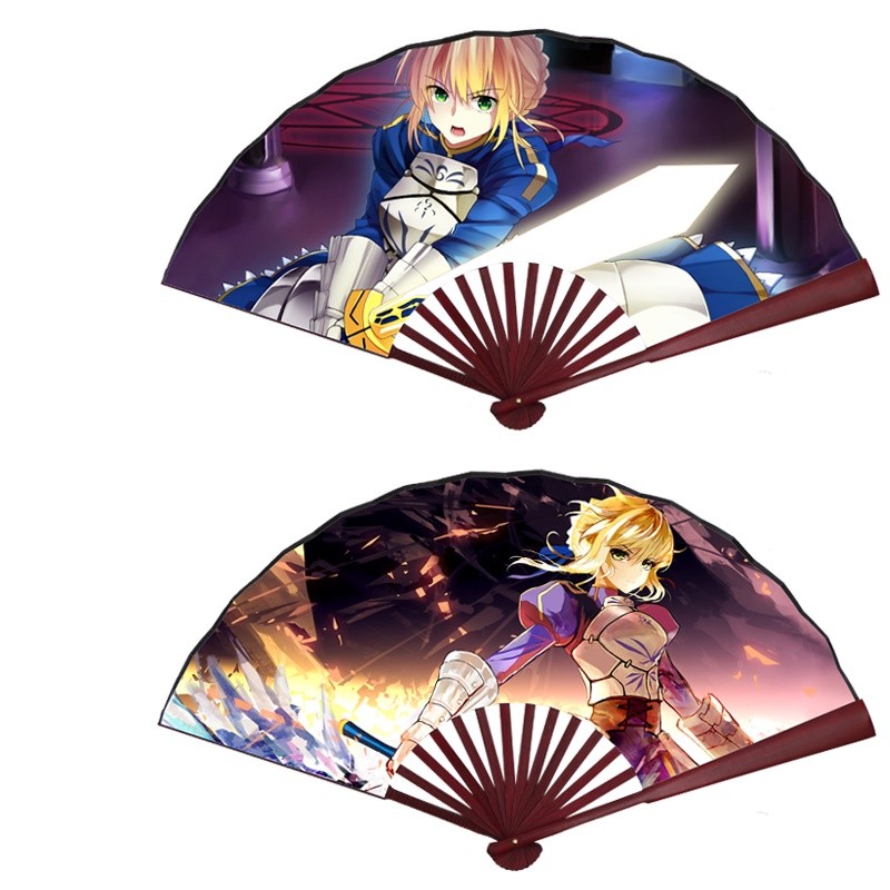 berserker动漫周边动漫折扇新款夏季折扇扇子防暑降温十寸折扇小林家