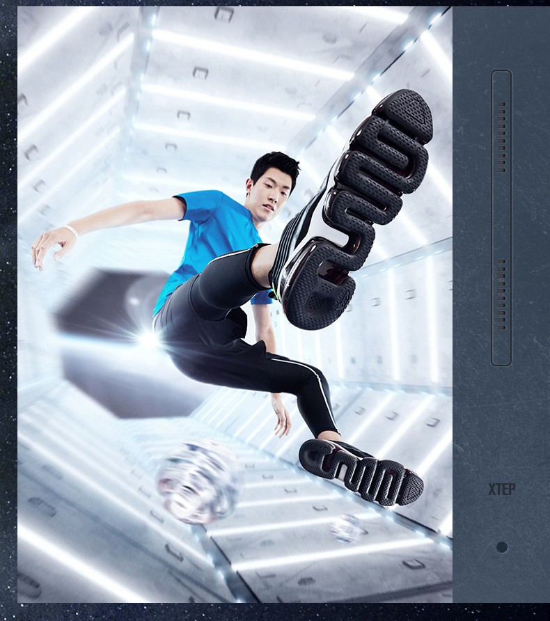 气能环科技特步男鞋新款缓震回弹airmega20全掌气垫运动鞋跑步鞋男