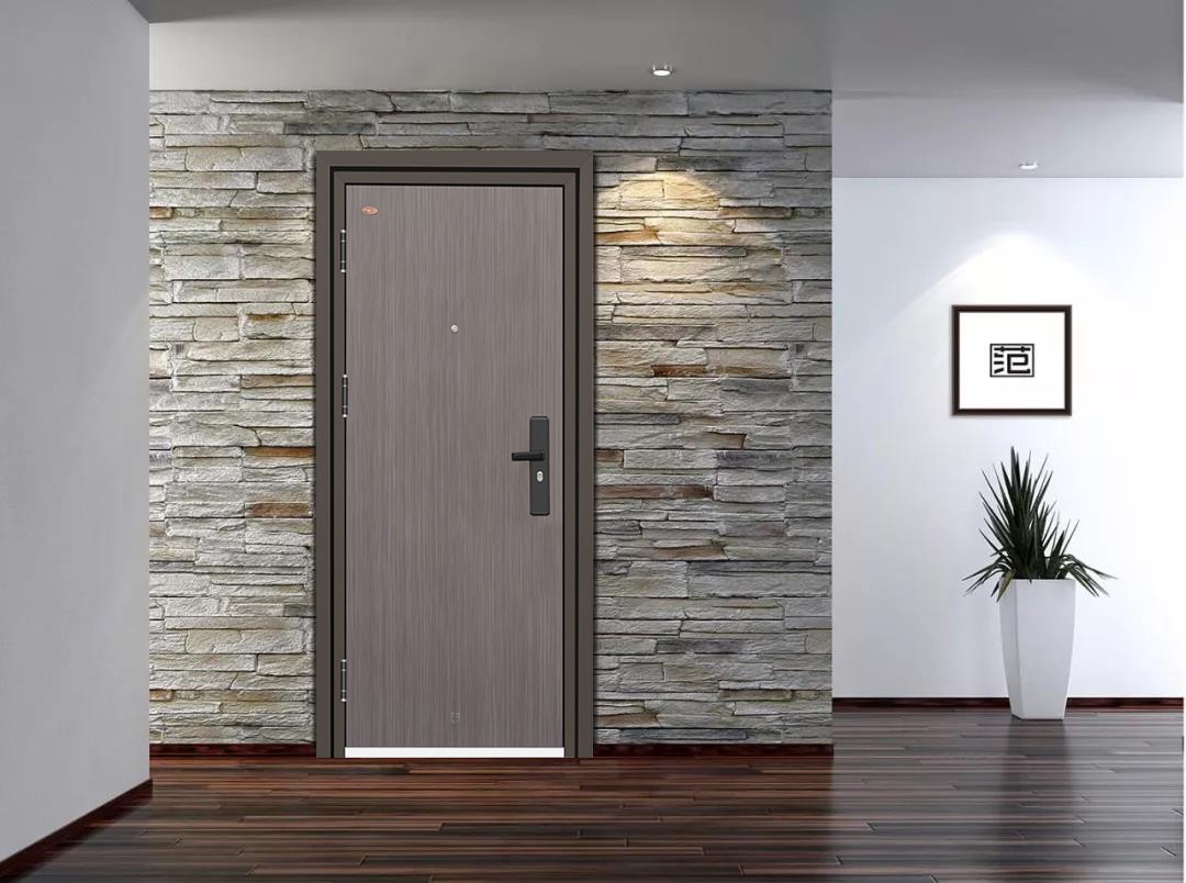 fusim富新防盗门泰元简约别墅门铸铝门门框9公分甲级防盗门内开非标