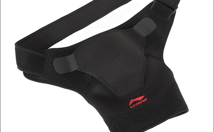 弹力加压防脱臼肩袖损伤胳膊肩膀保护套夏季男女aqah1742护肩右肩均码