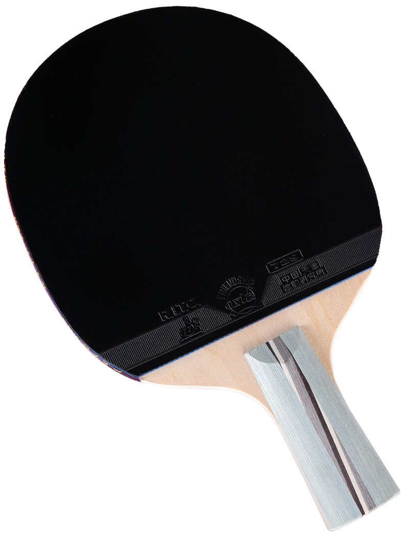 友谊729-2040乒乓球拍2060初学者乒乓球成品拍 双面反胶快攻弧圈型单