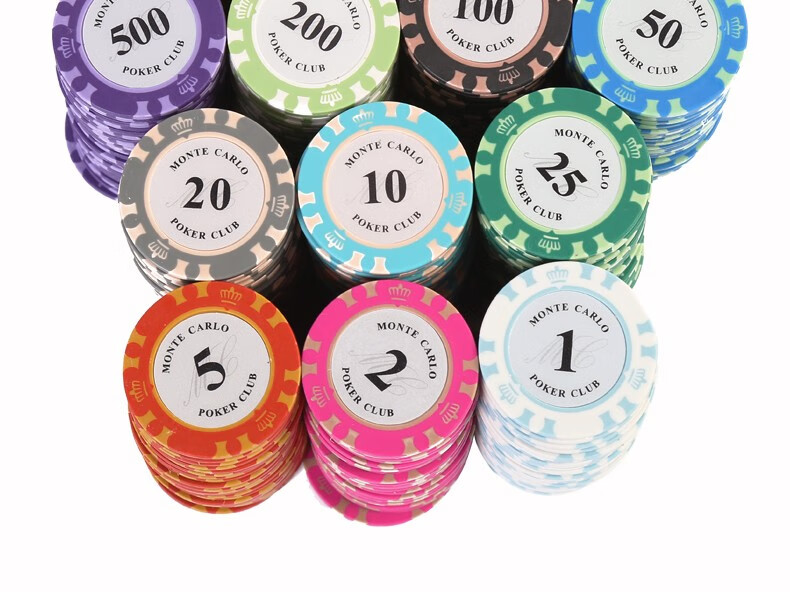 筹码币棋牌麻将筹码卡片炸金花拉斯维加斯德州扑克筹码牌 面值5000 5