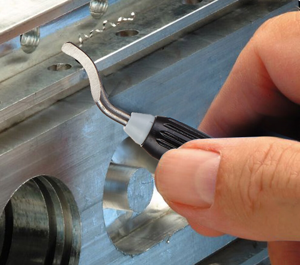 德国麦思德 修边刮刀去毛刺工具多功能铜管磨具倒角毛刺修边器 备用刀