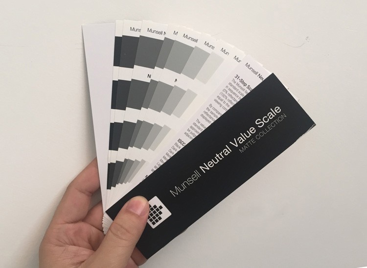 munsell色卡蒙赛尔明度精选色卡n系列灰度卡m5013050135