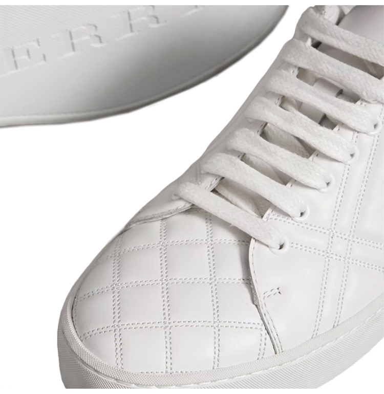 节日礼物burberry巴宝莉女鞋休闲小白鞋4072341白色36