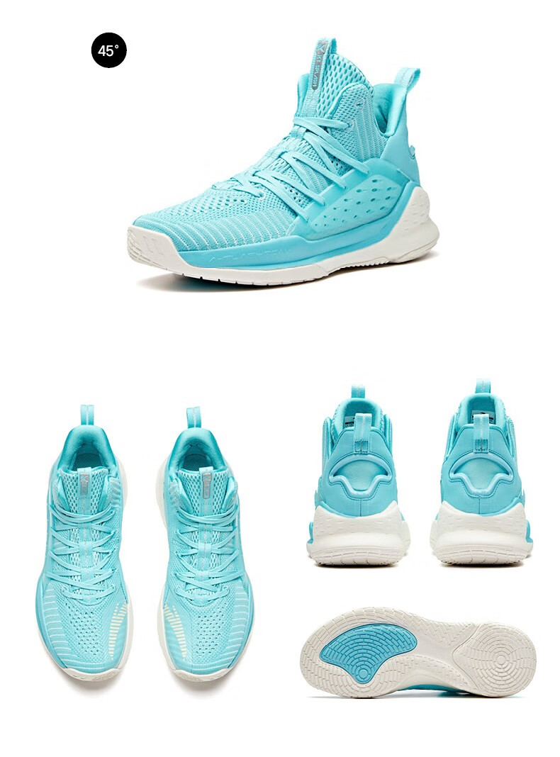 安踏篮球鞋kt汤普森水花1代篮球战靴新款水花缓震耐磨虎扑球鞋kt水花1