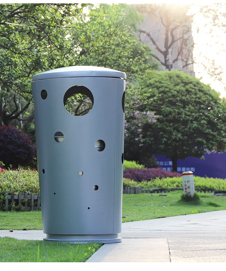 户外垃圾桶高档小区创意景观蘑菇室外果皮箱庭院新现代简约现代简约