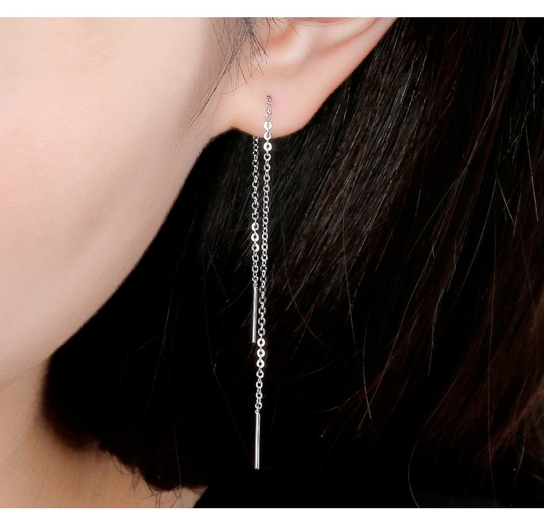 卡地金铂金耳线pt950时尚耳线白金耳线女款送女友送老婆铂金耳线一对