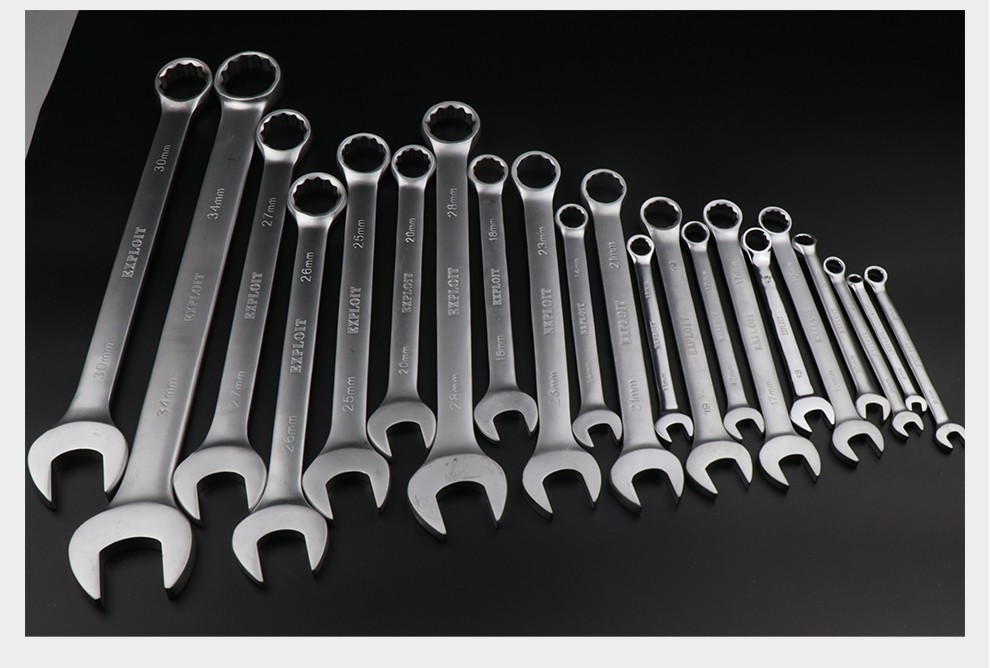 开拓(exploit) 开口梅花扳手 6-32mm亚光扳手020302y 17mm