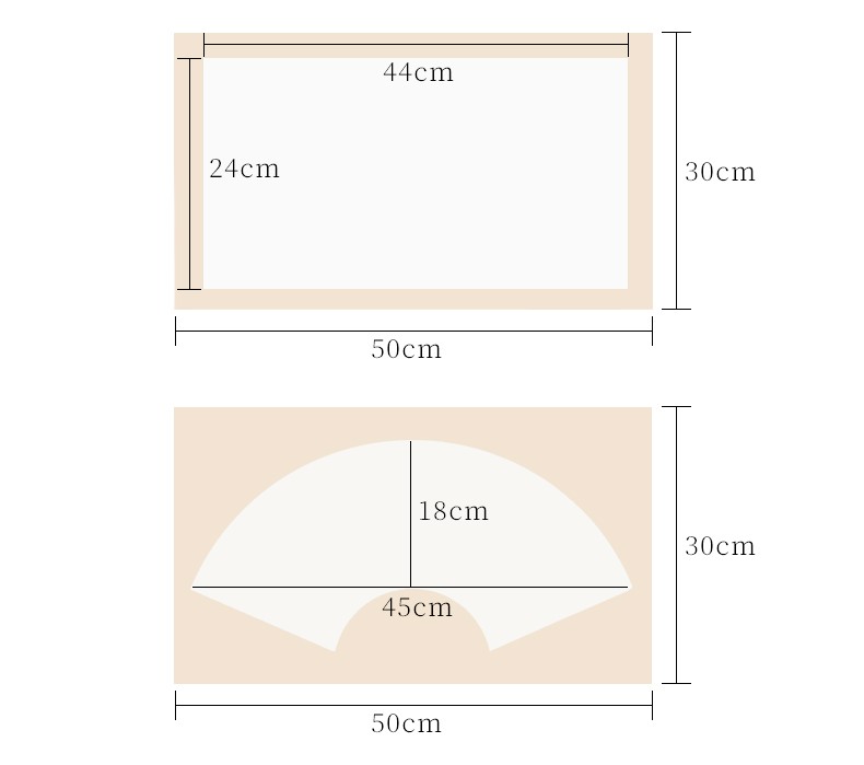 御宝阁加厚宣纸国画扇形长方形镜片纸生宣作品毛笔书法专用纸国画画画