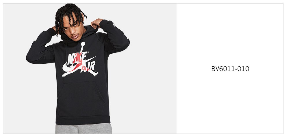 jordan 男子起绒套头连帽衫 jordan jumpman classics bv6011 bv6011