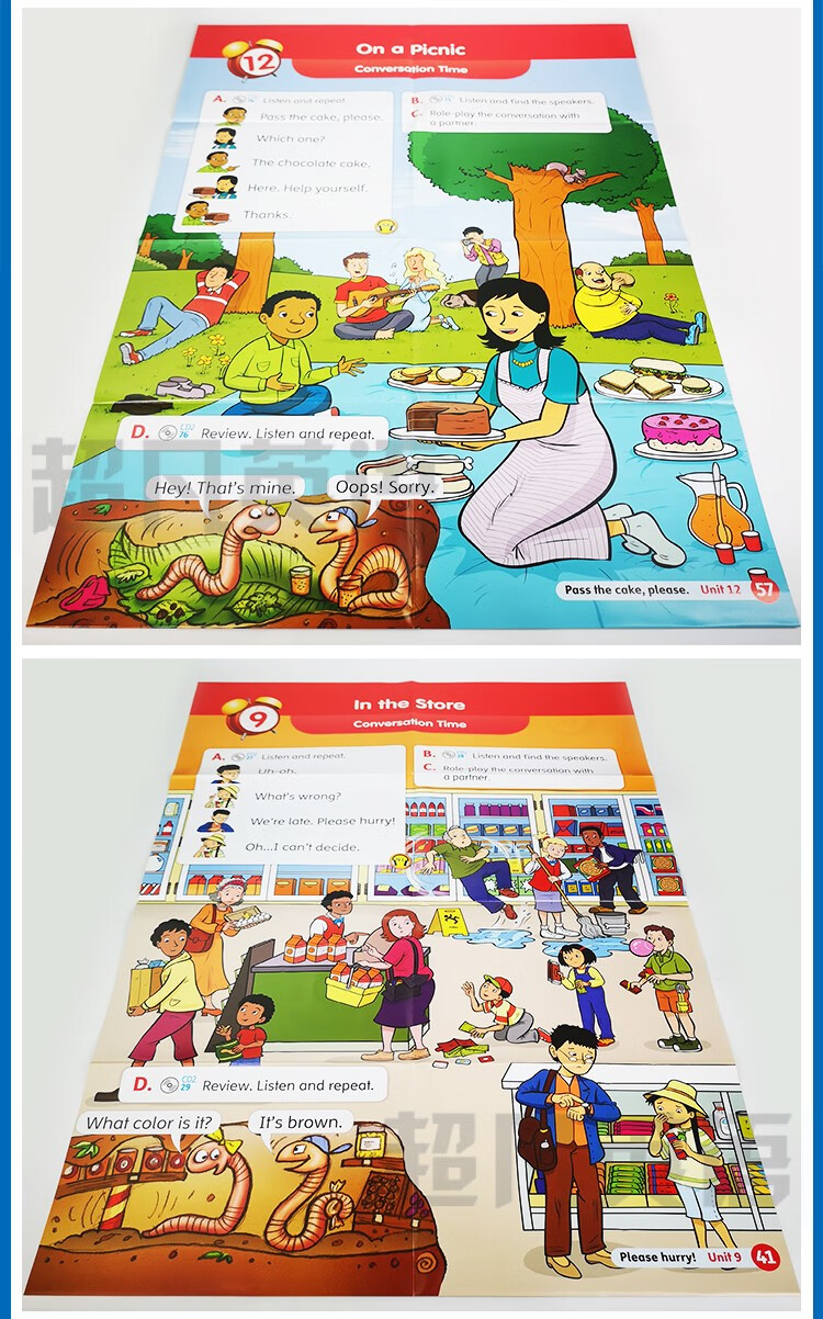 牛津少儿英语教材englishtime教师教学挂图poster1级别挂图