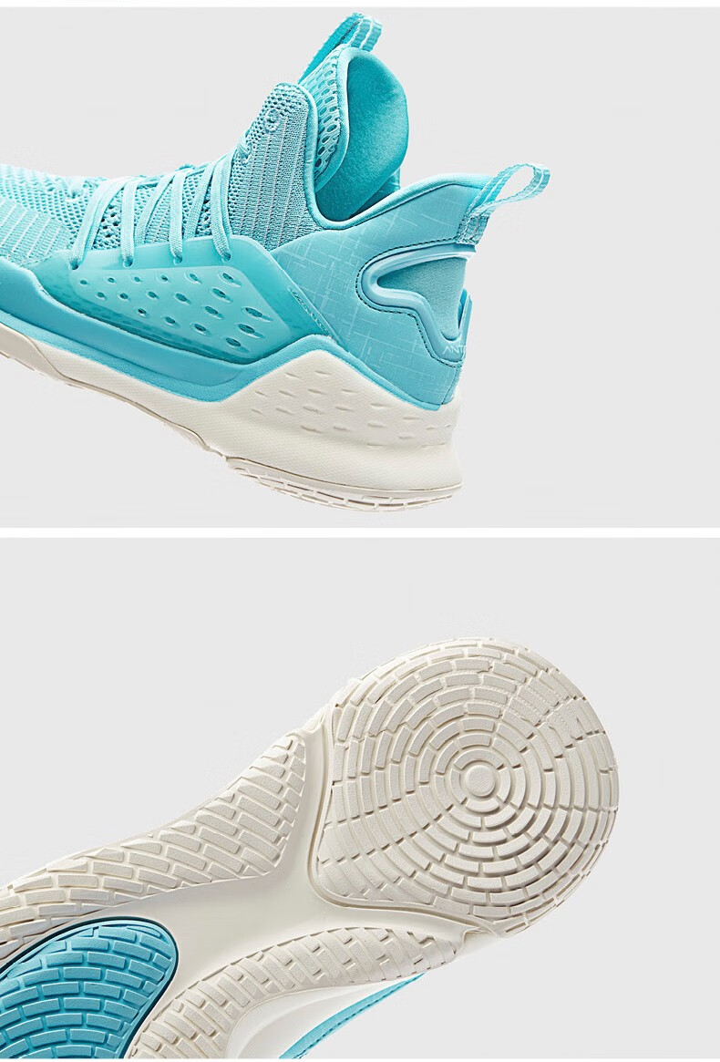 安踏篮球鞋kt汤普森水花1代篮球战靴新款水花缓震耐磨虎扑球鞋kt水花1