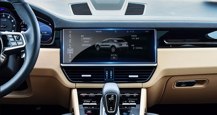 普立希18年21款卡宴导航钢化膜保时捷帕拉梅拉macan中控液晶显示屏
