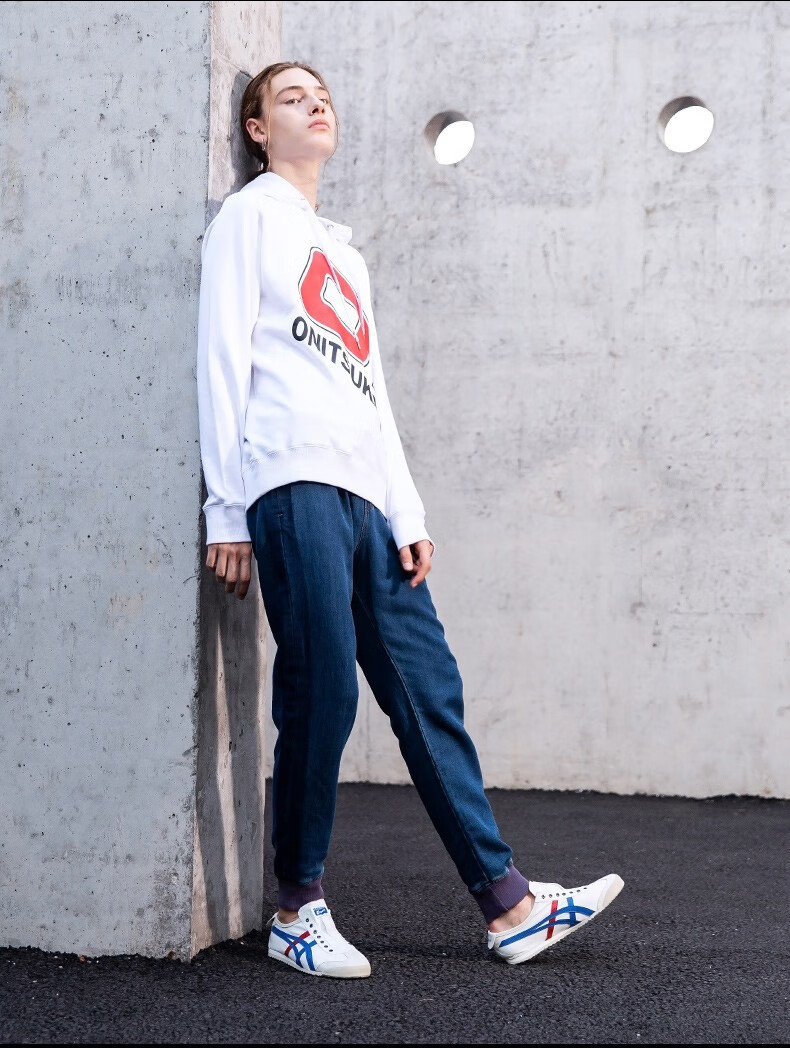 onitsuka tiger鬼冢虎男女鞋 新款一脚穿懒人鞋 小白鞋 帆布鞋 运动鞋