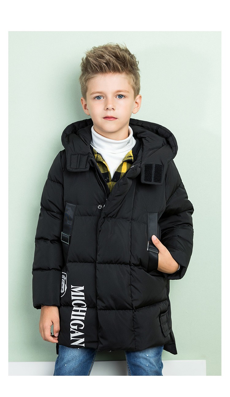 【清仓】暇步士品牌童装羽绒服2019冬装新款男童羽绒服中大童男童羽绒