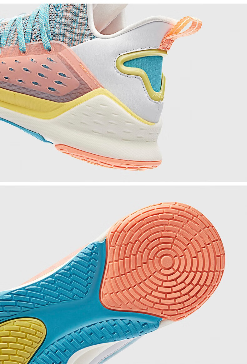 安踏篮球鞋kt汤普森水花1代篮球战靴新款水花缓震耐磨虎扑球鞋kt水花1