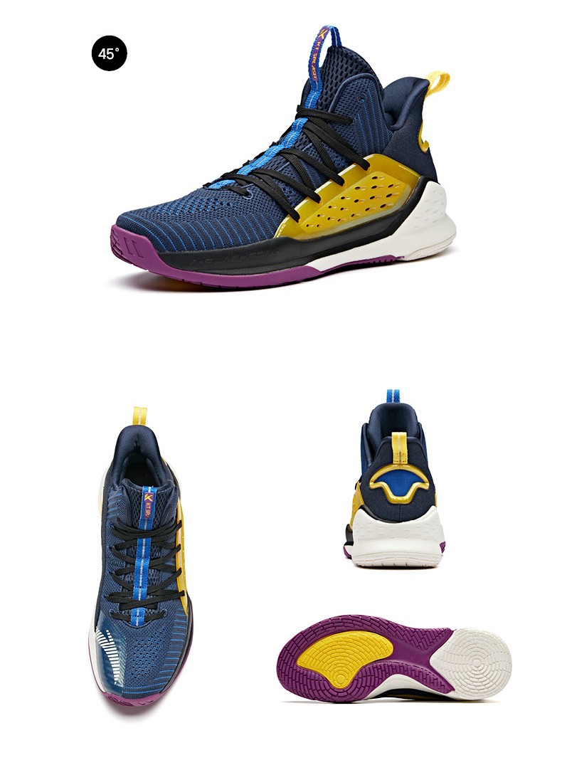 安踏篮球鞋kt汤普森水花1代篮球战靴新款水花缓震耐磨虎扑球鞋kt水花1