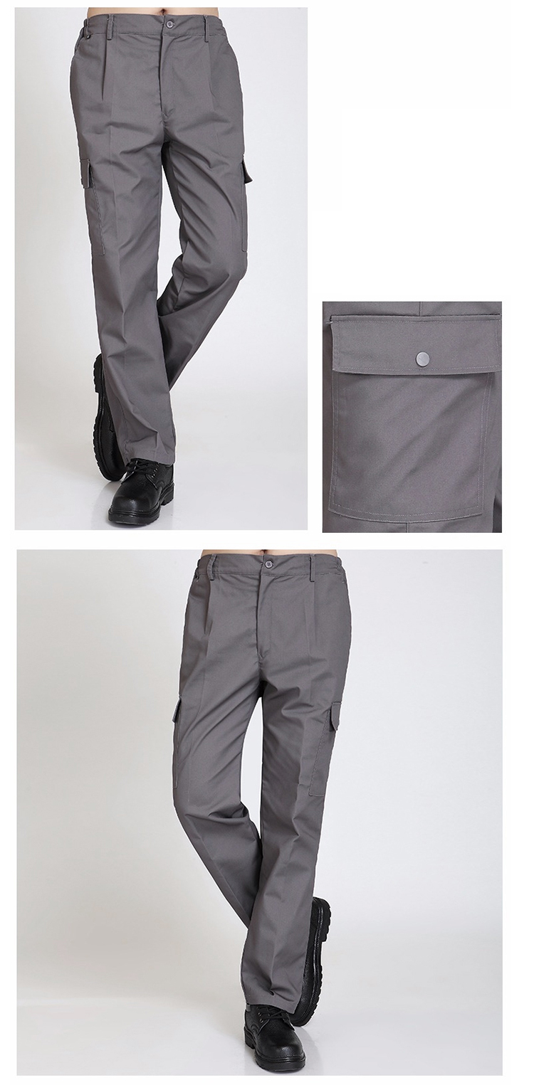 鲸熙帅(jingxishuai)春秋工作服裤子男工裤耐磨工作裤劳保裤宽松工人