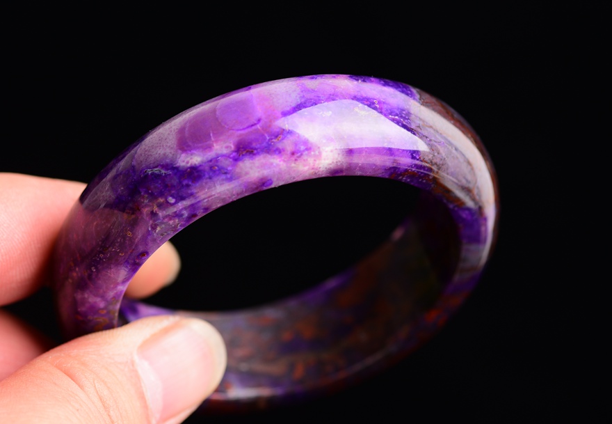 诺源珠宝珍藏级天然南非老矿料舒俱来手镯苏纪石手镯女手镯舒俱来女