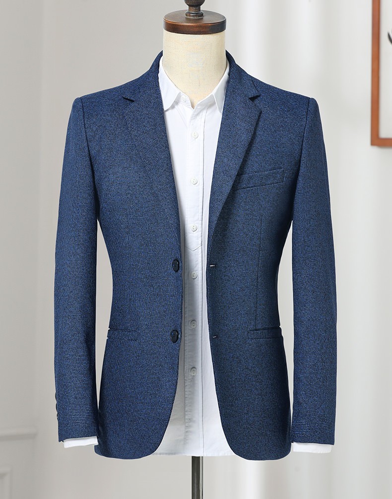 花花公子西服男秋装新款商务休闲单西装韩版时尚修身外套男 3019 195