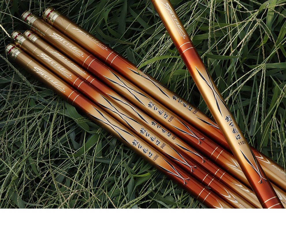 捍太郎日本进口高碳素钓鱼竿8米-13米鱼竿超轻超硬超细28调强力手杆长