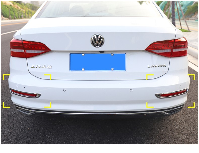 1821款朗逸前雾灯装饰条2020款新朗逸plus雾灯罩雾灯框改装专用18款