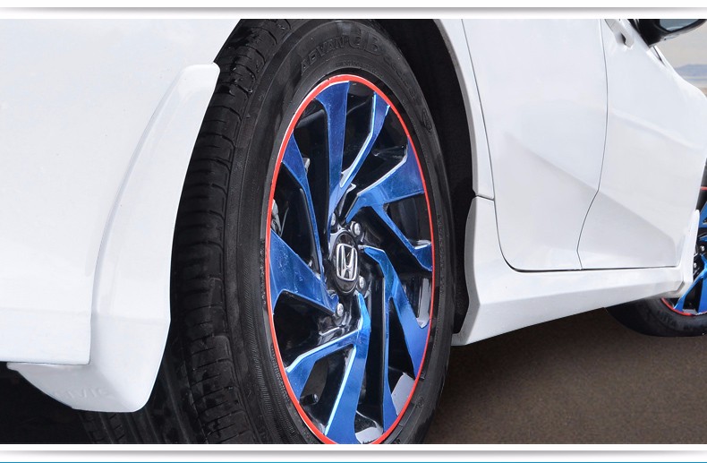 普立希 12-19款东风本田十代思域挡泥板9代16/17思域汽车泥挡 16-19款