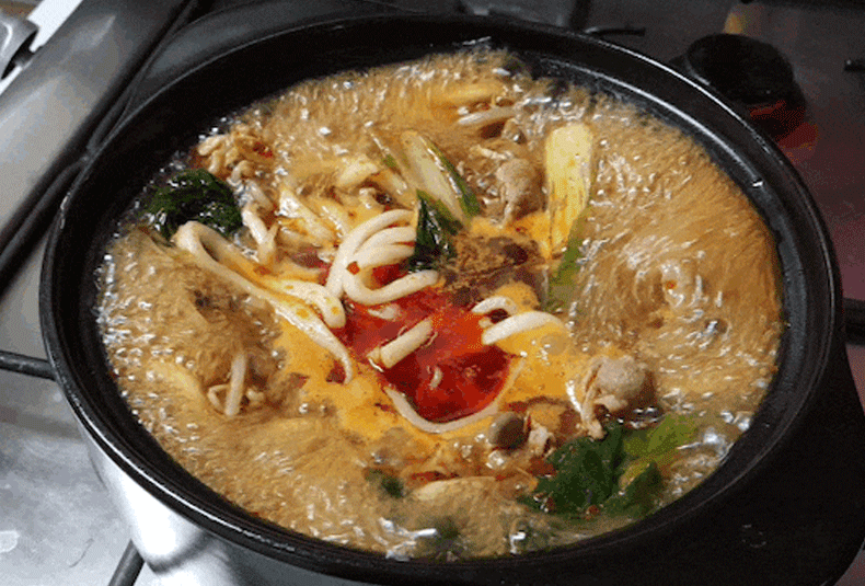 布莱斯奥 云南风味过桥米线 麻辣味3包料方便宵夜速食米线粉 米线350g