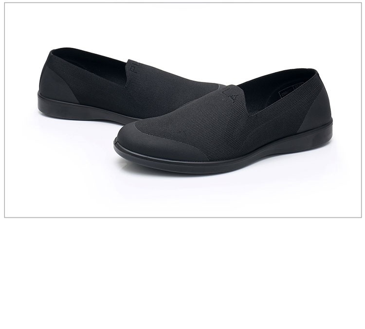 巡洋舰3513布鞋新品布鞋黑色网面平底耐磨单鞋驾车鞋 黑色 40【图片