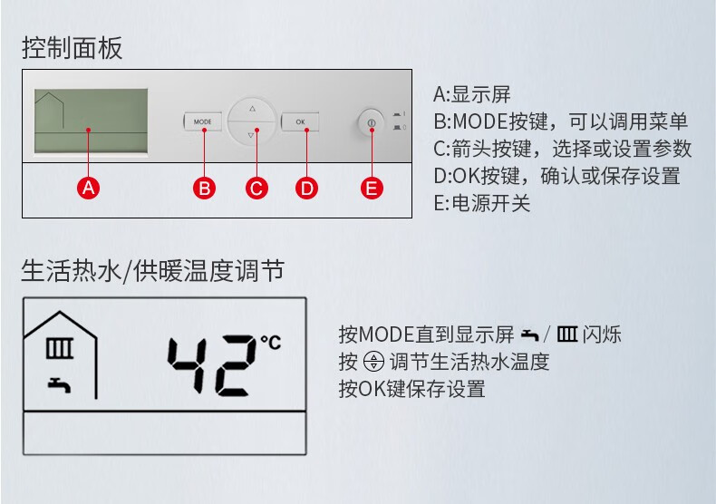 菲斯曼 冷凝采暖壁挂炉b1he 家用燃气洗浴家用热水器 35kw - 四川住未