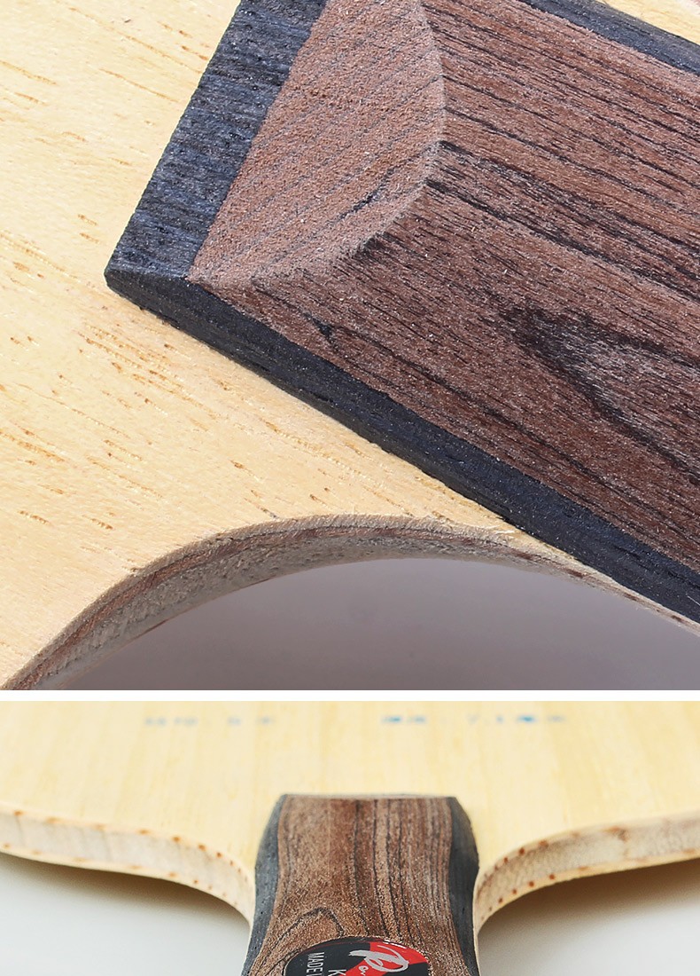 palio拍里奥ka乒乓球底板五层纯木快攻弧圈乒乓球拍球板直拍短柄