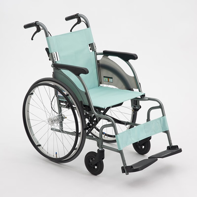 日本三贵miki轮椅 折叠轻便小超轻量便携简易航钛航太铝合金老年老人