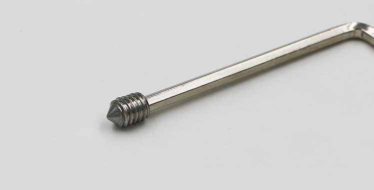 浴室玻璃门把手螺丝室内房门锁拉手内六角螺丝尖头紧固定六角扳手m6