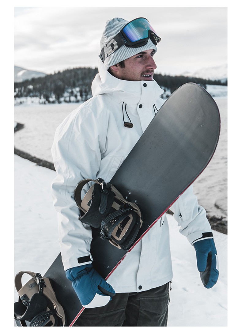 nobaday零夏新款滑雪服款单板户外滑雪装备保暖女款白色l码l