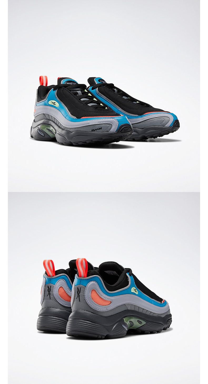 reebok锐步官方运动经典daytonadmx男女跑步经典鞋fzu47dv8646黑色蓝