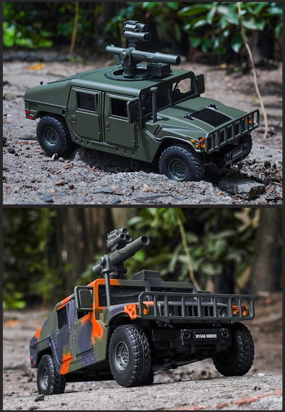 悍马合金车模俄罗斯虎式军事装甲车儿童男孩玩具汽车响声亮灯 俄罗斯